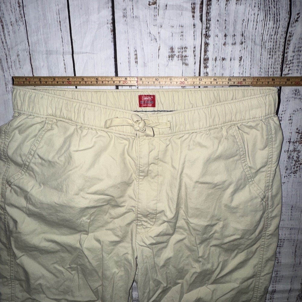 Levi's Men's XL XX Chino EZ Pants Khaki Tan Stretch Elastic Waist Drawstring - Picture 4 of 8